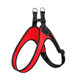 Puppy Harness Leash Vest Style (Option: Red-Bust29 to 37cm)