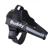 Reflective And Breathable Adjustable Pet Strap Vest (Option: Black-XS)