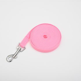 Pet Polyester Tracking Lead Rope (Option: Pink-50mX1.6cm)