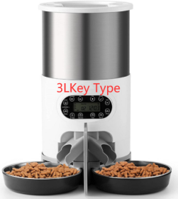 Automatic chqiue pet feeder (Option: 3LKey Type-UK)