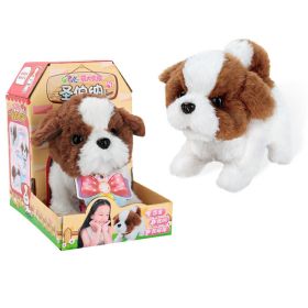 Electric pet plush dog toy (Option: St. Bernard)