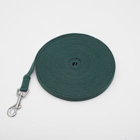 Pet Polyester Tracking Lead Rope (Option: Dark green-50mX1.6cm)