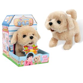 Electric pet plush dog toy (Option: Golden Retriever)