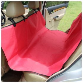 Multifunctional Detachable Pet Car Seat Back Waterproof Cushion (Option: Red Rear)