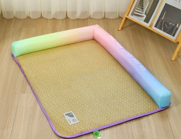 Pet Mat Ice Rattan Weaving (Option: Gradient-2XL)