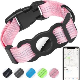 Reflective Nylon Cat Collar Protective Cover (Option: Pink-M)