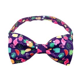 Fruit Pet Small Bow Tie Cactus Dog Cat Decorations (Option: Pineapple Flamingo)