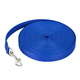 Fashion Pet Dog Solid Color Leash (Option: Blue-1.8M x 1.5CM)