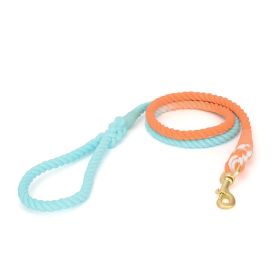 Dog Collar Traction Rope Cotton Rope Hand-knitted Single Head Traction Rope Dog Rope Pet Supplies (Option: 8style)