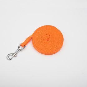 Pet Polyester Tracking Lead Rope (Option: Orange-50mX1.6cm)