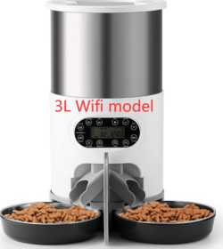 Automatic chqiue pet feeder (Option: 3L Wifi model-AU)