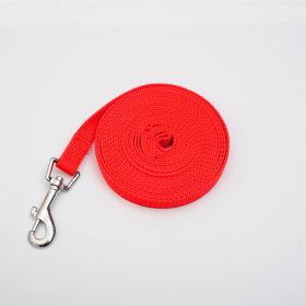 Pet Polyester Tracking Lead Rope (Option: Red-4.5mX1.6cm)