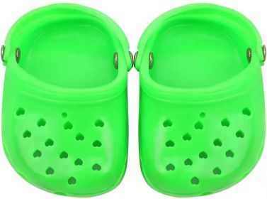 Dog Hole Shoe Wear-resistant Silicone (Option: Green-2piece)