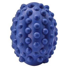 Pet Toy Rubber Bump Rugby Vocal Resistance Bite Wear (Color: Blue)