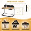 Raised Pets Cats Dog Feeding Station Elevated Pet Feeder