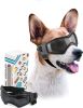 Dog Goggles Small Breed; Easy Wear Small Dog Sunglasses; Adjustable UV Protection Puppy Sunglasses for Small to Medium Dog