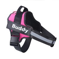 Reflective And Breathable Adjustable Pet Strap Vest (Option: Rose Red-XS)