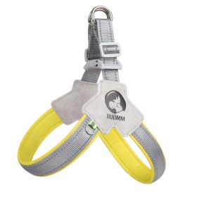 New Dog Breast Strap Saddle Pet Harness Breathable Reflective Dog Suspenders Pet Hand Holding Rope Wholesale (Option: Yellow-XL)