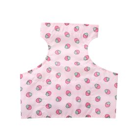 Pet Cooling Clothes Anti-heatstroke Cooling Ice Apron Cooling Ice Vest Cooling Clothes (Option: Pink Strawberry-L)